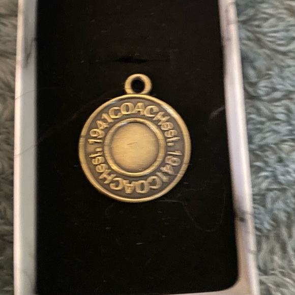 Coach Jewelry - Coach Circular Gold-Tone Pendant